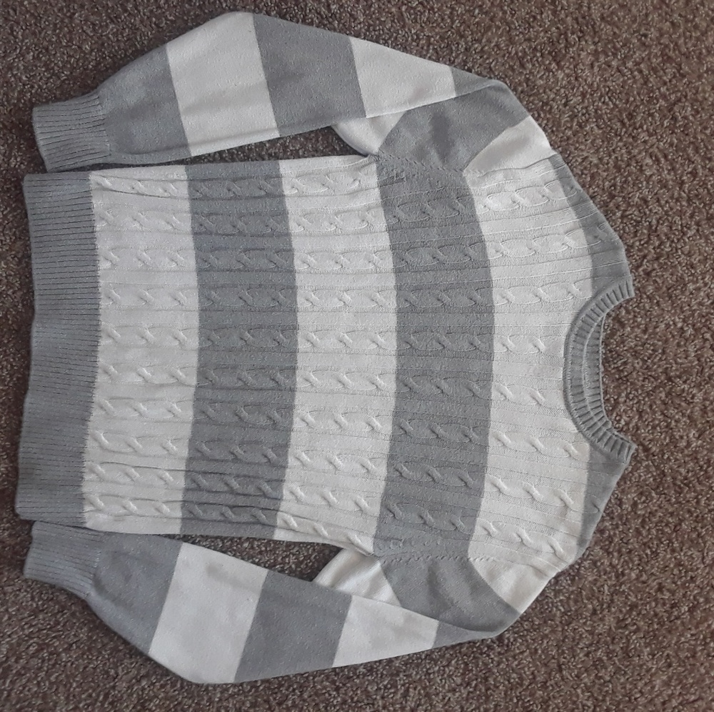 Men's Carbon Dress Sweater Medium